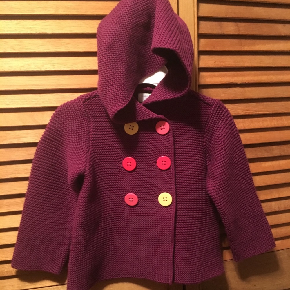 First Impression Maroon Knit Hooded Sweater